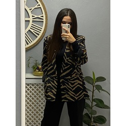 Saten blazer 