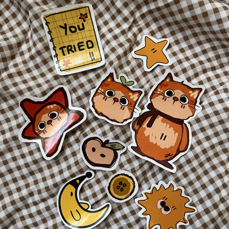 Kedili sticker seti