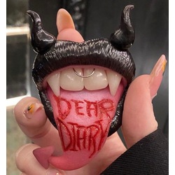 Dear Diary Horny Brooch