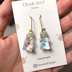 Dear Bear Earrings Star / Yıldızlı Küpe