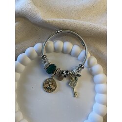 Yeşil Charmlı Pandora