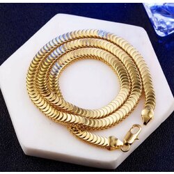 Burma CHARM 18K ALTIN KAPLAMA  KOLYE MODELİMİZ