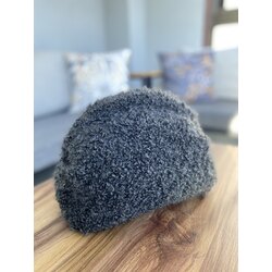 Oval burslu buklet peluş çanta