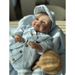 Müslin Erkek Bebek Hastane Çıkış Seti