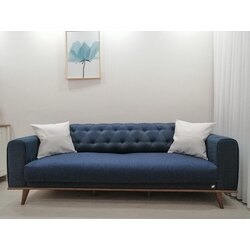 keten püsküllü koltuk örtüsü 95x200 ölçülü