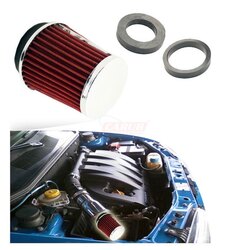 CARUB Hava Filtresi Tuning 2 Aparatlı Krom-Kırmızı
