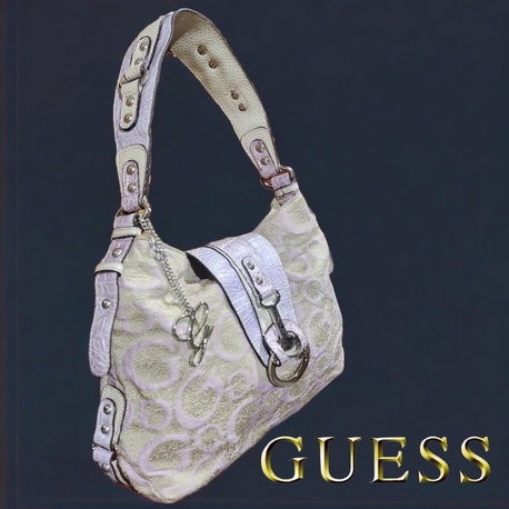 Guess Monogram Shoulder Bag
