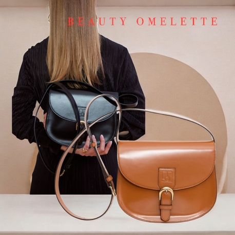 BEAUTY OMELETTE 70's Saddle Bag