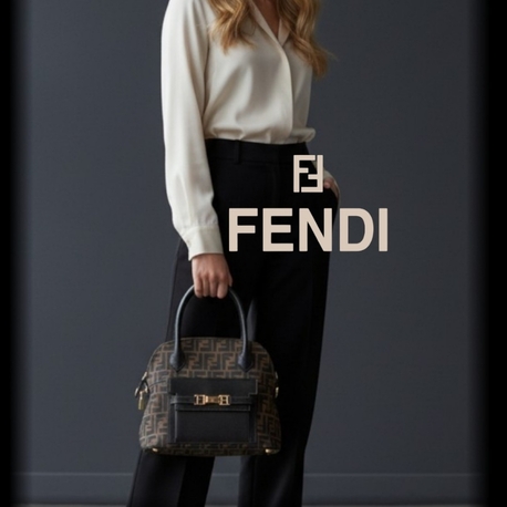 FENDI Zucca Vıntage Kol Çantası