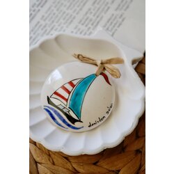 El Yapımı Çini Broş/5.5 cm