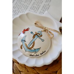 El Yapımı Çini Broş/5.5 cm