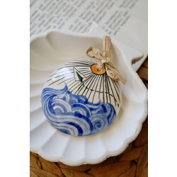 El Yapımı Çini Broş/5.5 cm