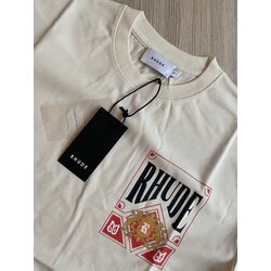 Rhude Beyaz Baskı Tshirt