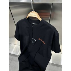 Balmain Paris Signature Western Siyah Tshirt