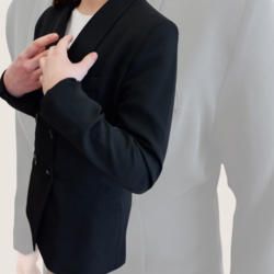 Siyah blazer ceket