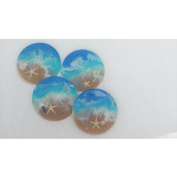 Oceanart bardak altlığı
