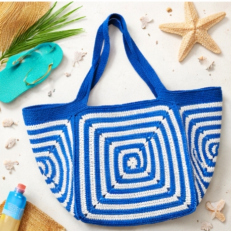 Blue Beach Bag
