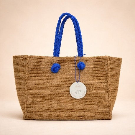 Mel's Naturel Chic Bag / Sax