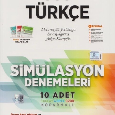 3D YAYINLARI TYT TÜRKÇE  SİMÜLASYON DENEMESİ GÜNCEL BASKI 