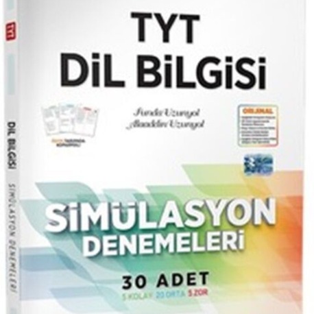 3D YAYINLARI TYT DİL BİLGİSİ SİMÜLASYON DENEMESİ GÜNCEL BASKI 