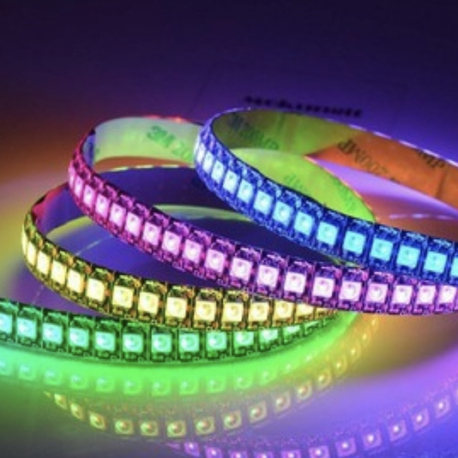 5v adreslenebilir rgb şeritled 144 ledli