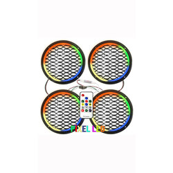 Hoparlör kapak set animasyonlu pixel rgb