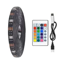 Televizyon Arkası Şerit Led Aydınlatma (Kumandalı) 3 metre