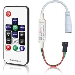 DC5-24V Volt Pixel Kontrol Cihazı RF Kumandalı