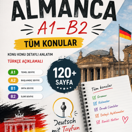 A1–B2 Notları Tüm Konular