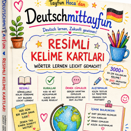 Resimli Almanca Kelime Kartları