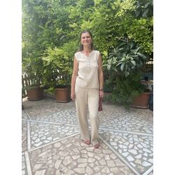 Muslin kumaş bluz 