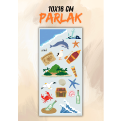 Hazine Adası Sticker Sayfası -UPD-66