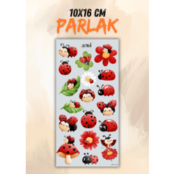 Uğur Böceği Sticker Sayfası UPD-003