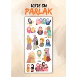 Tesettür Arkadaşlığı Sticker Sayfası - UPD-065