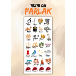 Peygamberler ve Özellikleri Sticker Sayfası - UPD-001