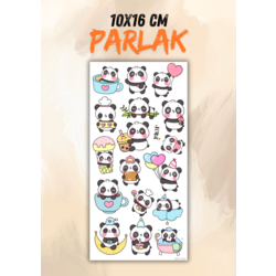 Panda Sticker Sayfası UPD-064