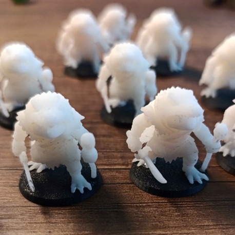 Kurbağa Ribbit Kurbik 3D Mini Reçine
