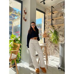 Zara yüksel bel geniş paça jean