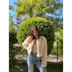 Marka model bej kürk