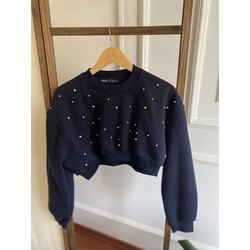 Zara taşlı sweat laci