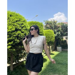 Cup detay tasarım t-shirt