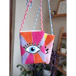 gözlü gökkuşağı phonebag 