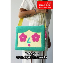 (Özel Sipariş) Flowie Pink - 13" Laptop Çantası 