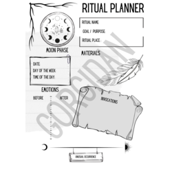 Ritual Planner- PDF- İngilizce
