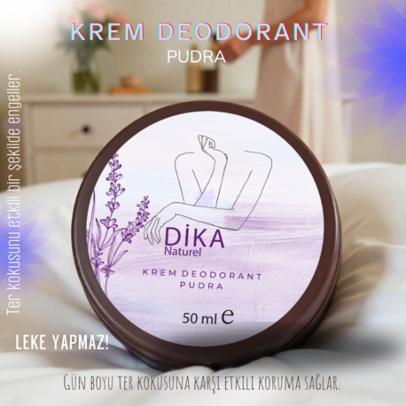 Dika Naturel Krem Deodorant Pudra 50 ml