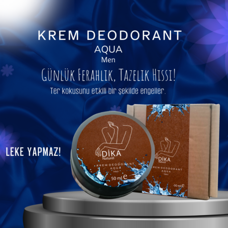 Dika Naturel Krem Deodorant Aqua 50 ml