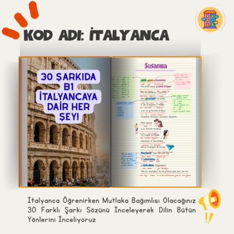 30 İTALYANCA ŞARKIYLA B1 SEVİYESİNE GEÇ!