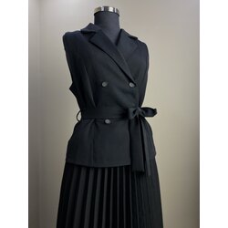 Blazer Etekli Takım Siyah