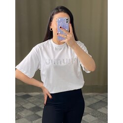 Taşlı Miu Miu Tshirt 