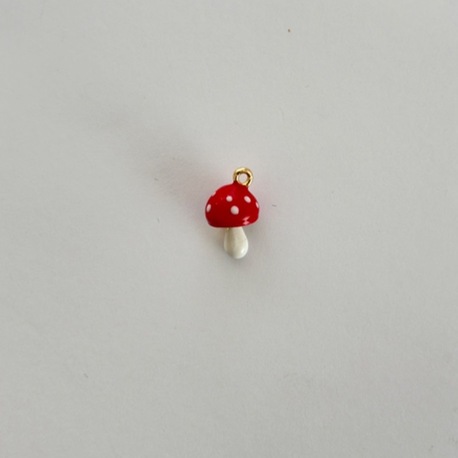 Altın Kaplama Mantar Charm